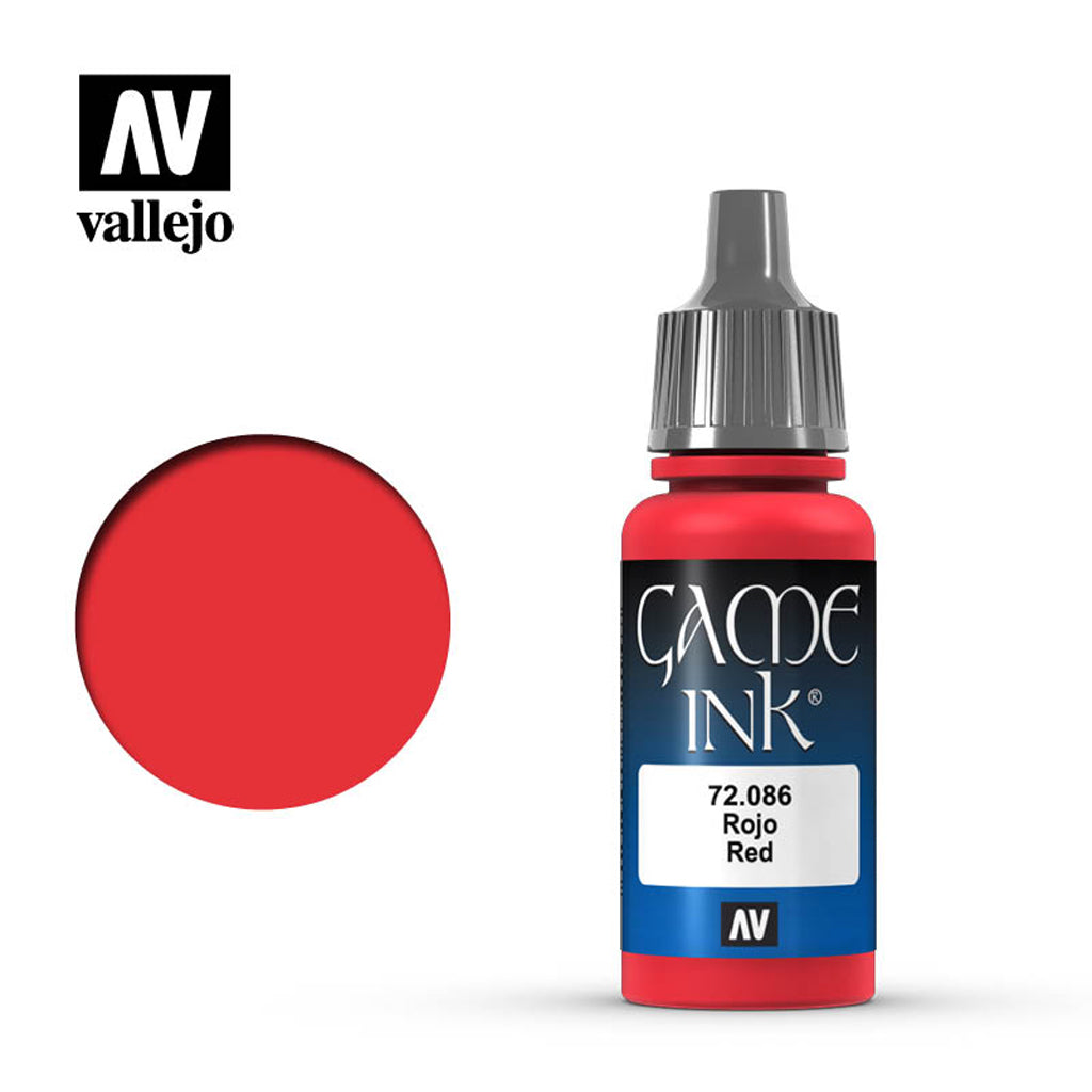 Vallejo Game Ink - Rojo Red 17 ml