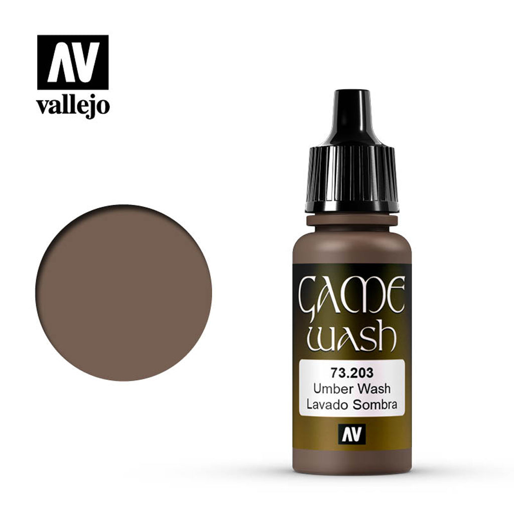 Vallejo Game Wash - Umber 17 ml