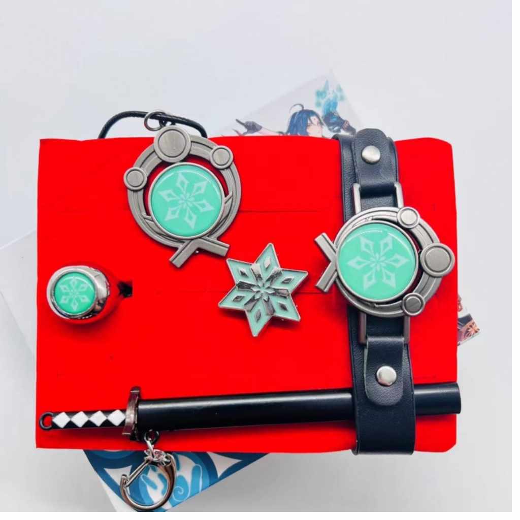 Genshin Impact - 5-piece Keychain Box Set (Cryo)