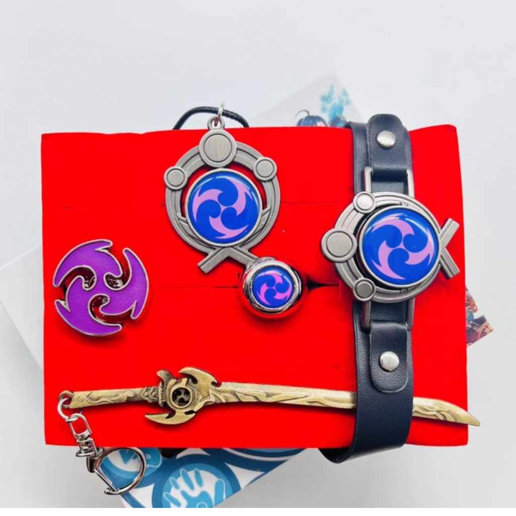Genshin Impact - 5-piece Keychain Box Set (Electro)