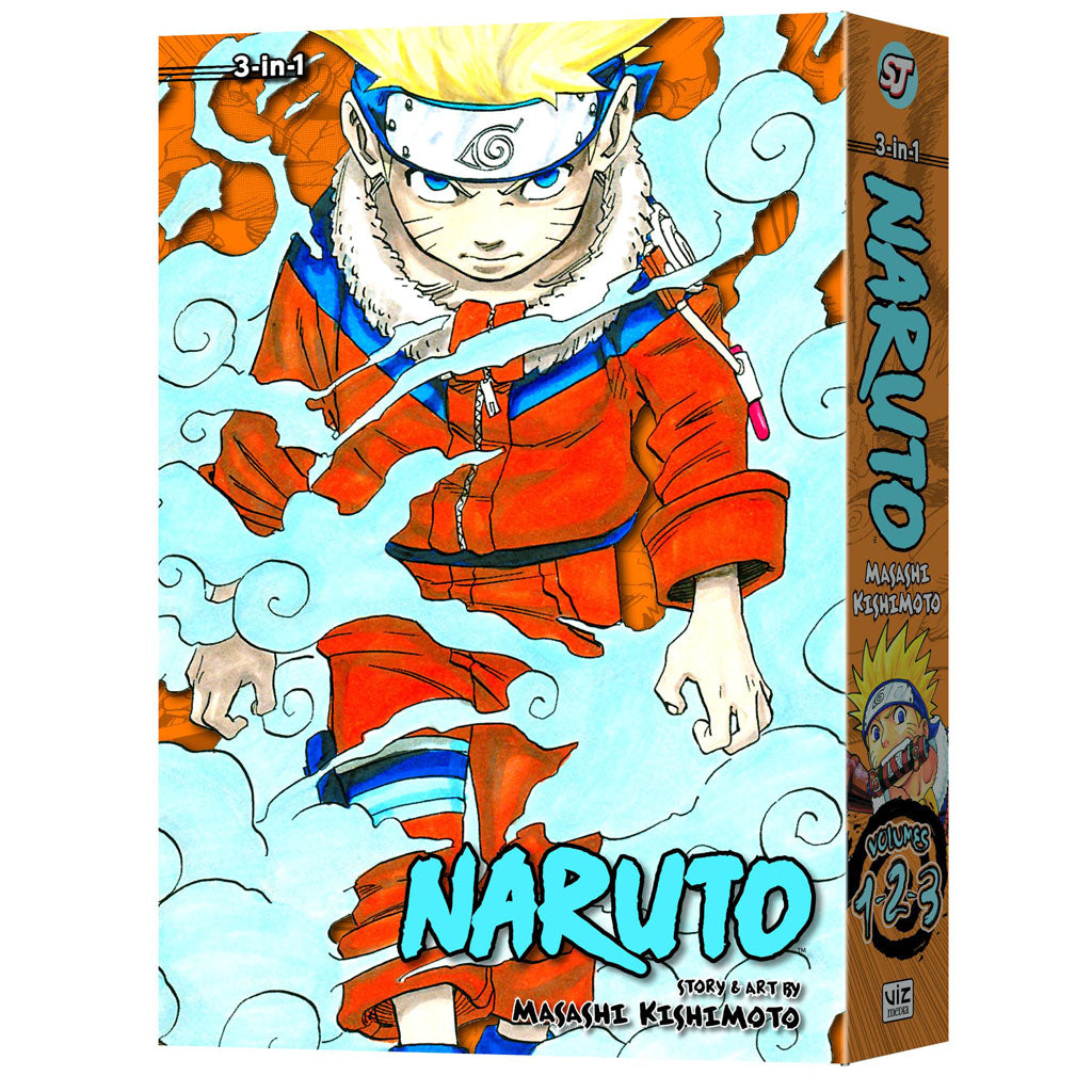 Naruto: 3-in-1 Edition, Vol. 1/2/3 - Comic Book Factory