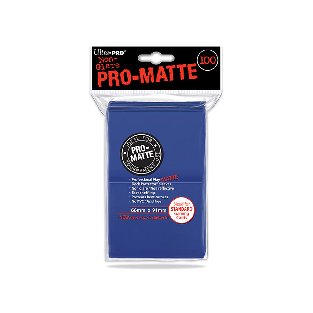 Ultre Pro - Non-Glare Pro Matte Standard Deck Protector – Blue 100 ct