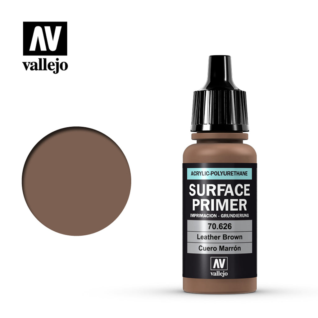 Vallejo - Surface Primer - Leather Brown