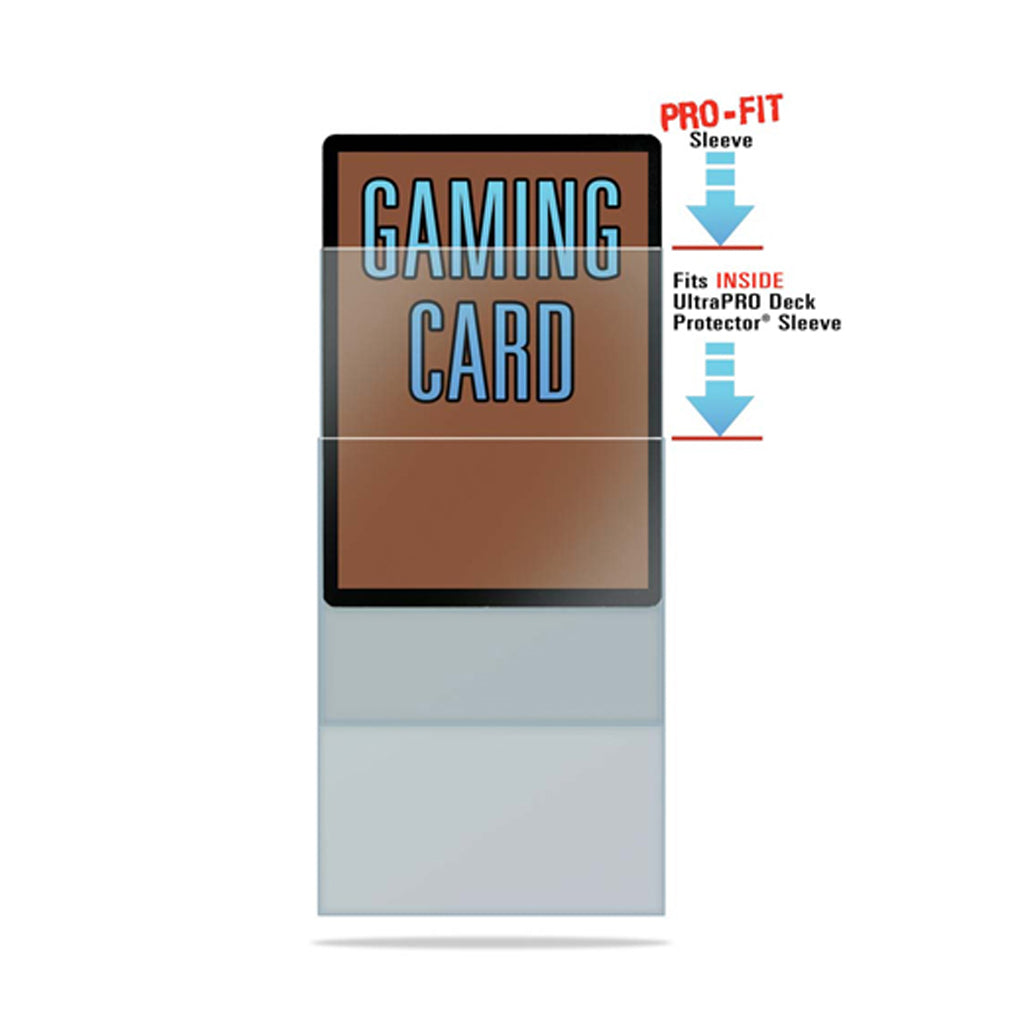 Ultra Pro - Pro-Fit Standard Size Sleeve - Clear 64mm x 89mm