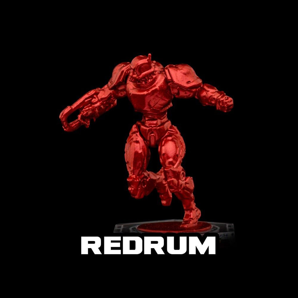 Turbo Dork Redrum Metallic Acrylic Paint 20ml