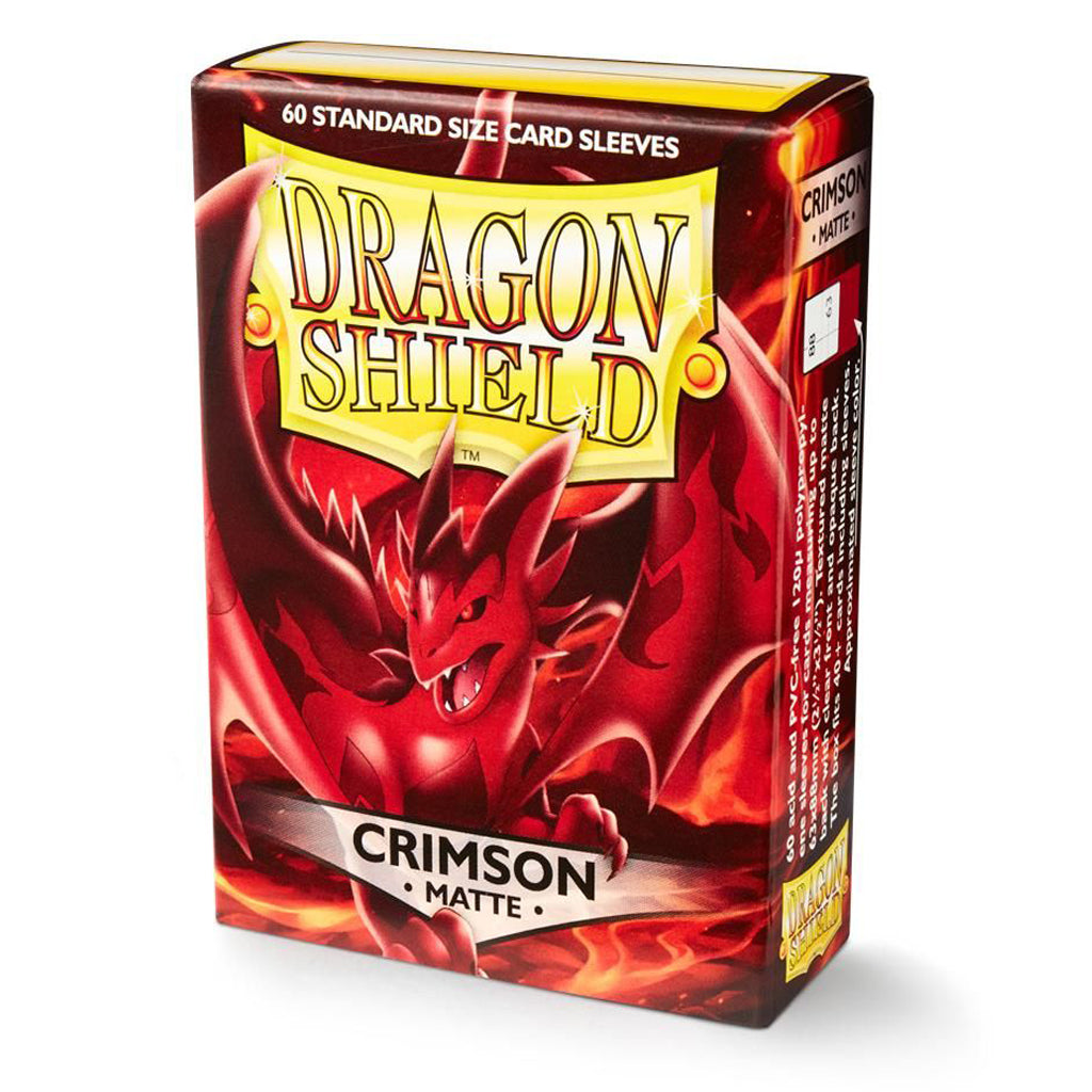 Dragon Shield - Card Sleeves (60) - Crimson Matte