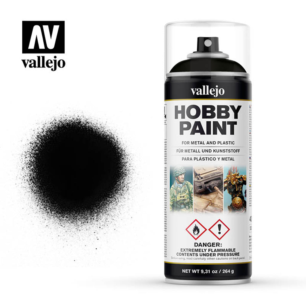 Vallejo - Spray Can 400ml - Black