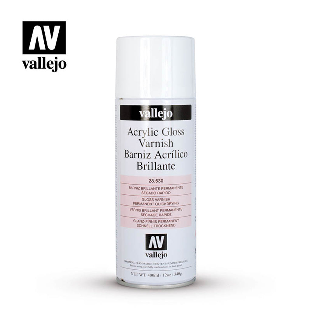 Vallejo - Spray Can 400ml - Acrylic Gloss Varnish