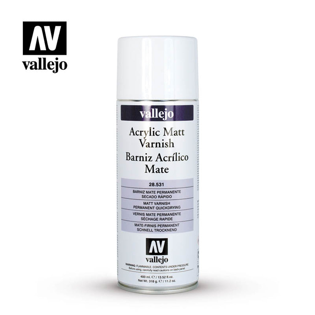 Vallejo - Spray Can 400ml - Acrylic Matt Varnish