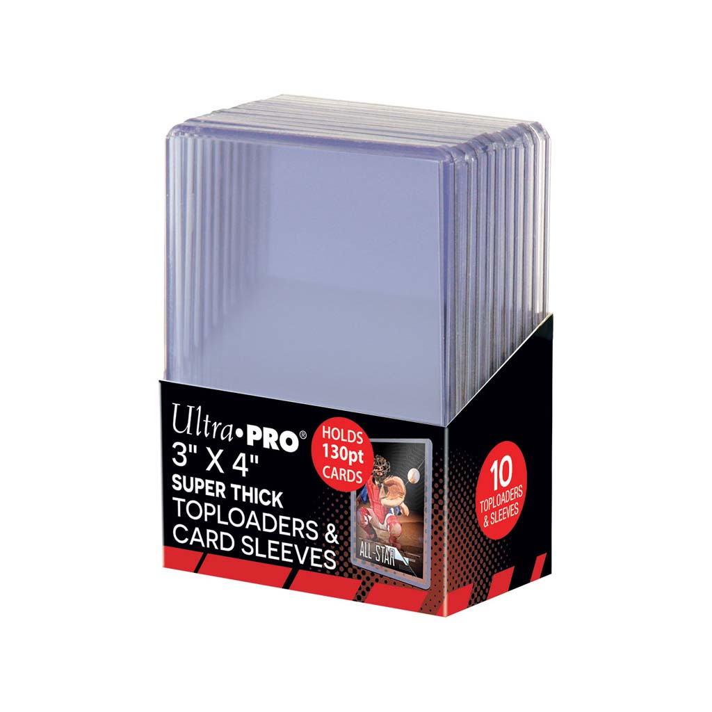 ULTRA PRO - TOPLOADER - 3" x 4" Super Thick 130pt