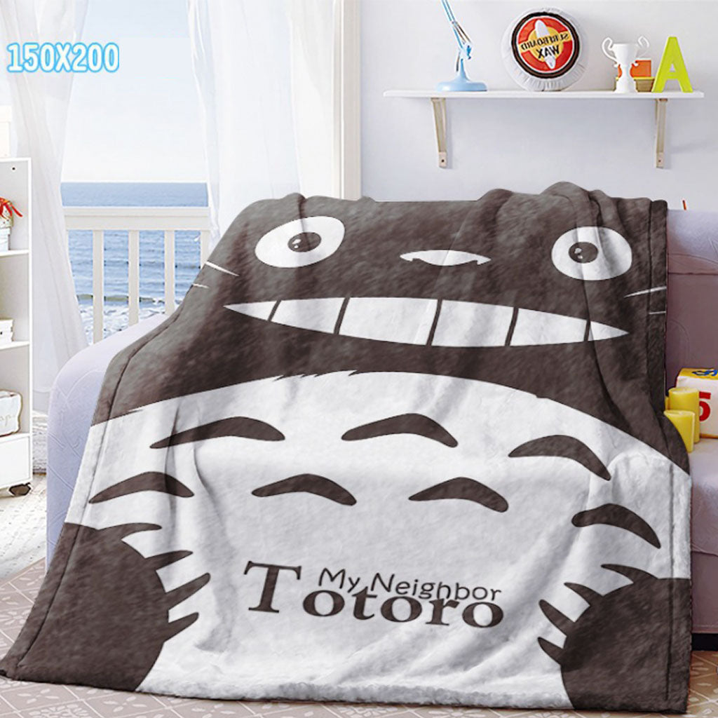 Totoro - Large Cashmere Blankets 150x200cm