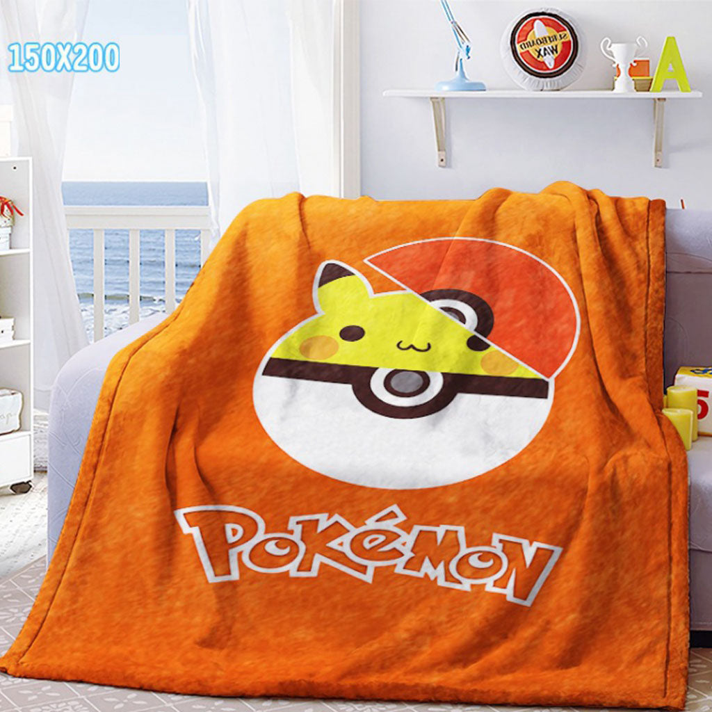 Pokemon - Large Cashmere Blankets 150x200cm