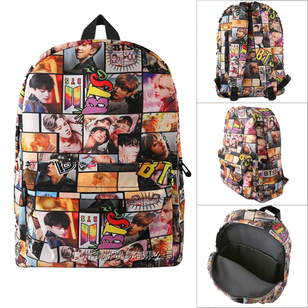 BTS - Full Colour Waterproof Backpack - 39x30x12cm