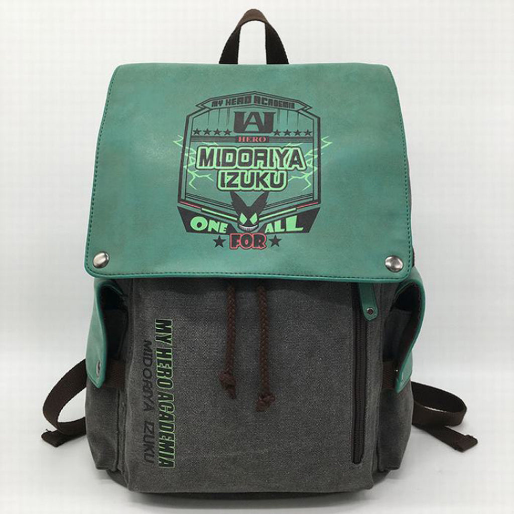 My Hero Academia - Izuku Midoriya Washed Canvas Backpack