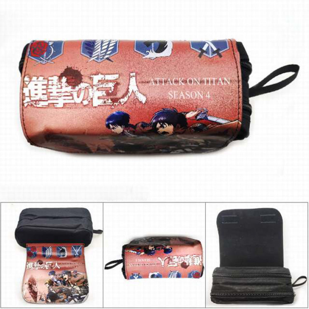Attack on Titan - Double Zipper Pencil Case