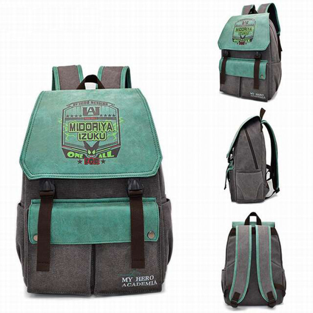 My Hero Academia - Izuku Midoriya Washed Canvas Backpack
