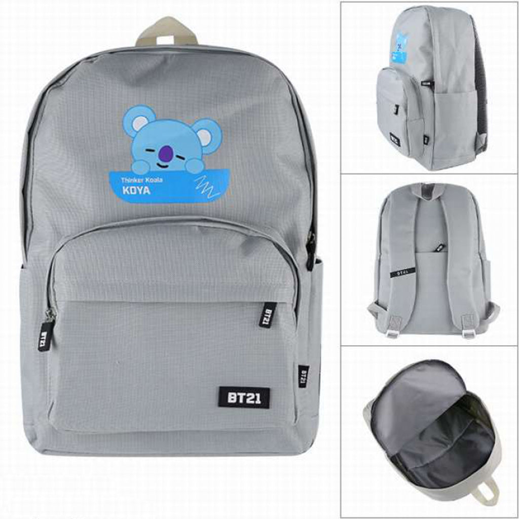BT21 Koya Backpack - Grey Canvas