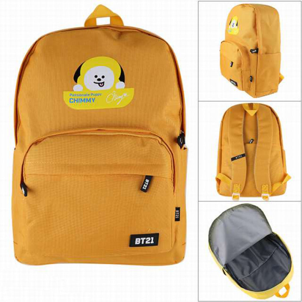 BT21 Chimmy Backpack - Yellow Canvas