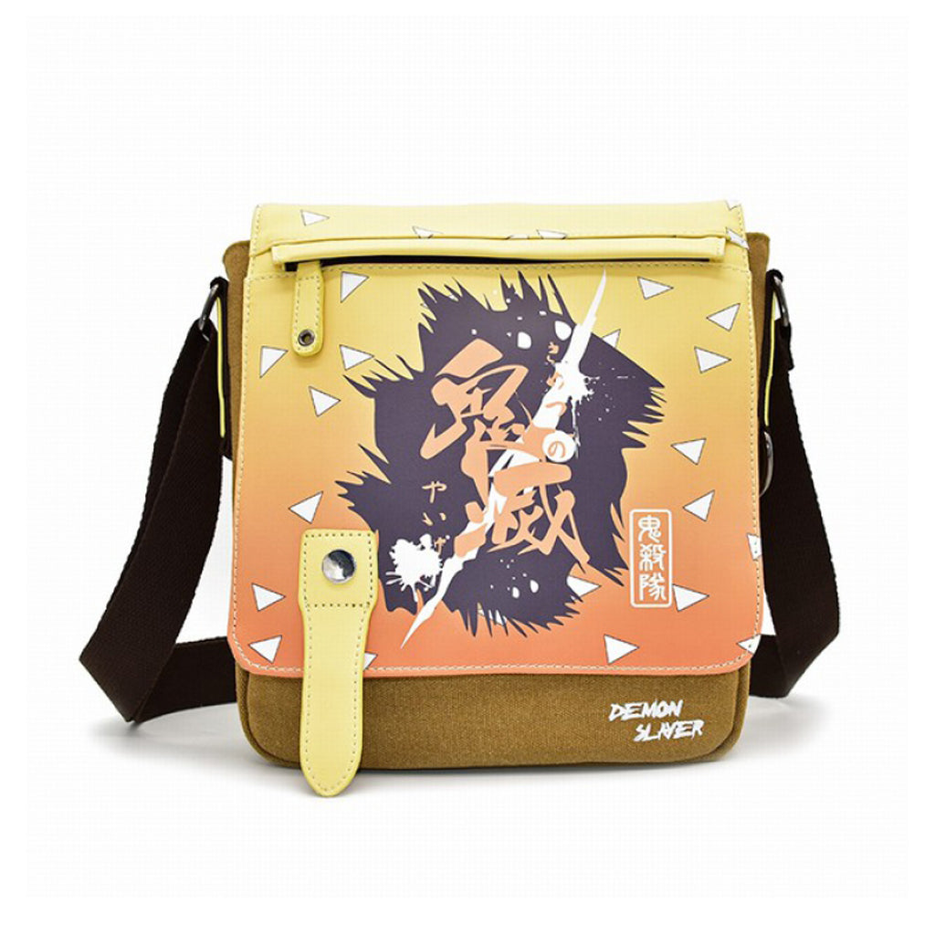 Demon Slayer Kimets Agatsuma Zenitsu shoulder bag