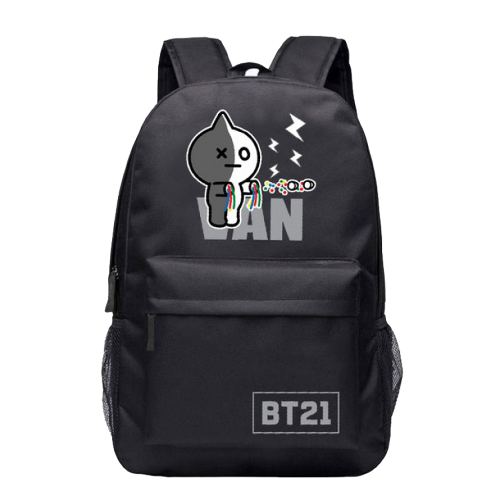 BTS - Full Colour Canvas Backpack - 48.5x17x35cm
