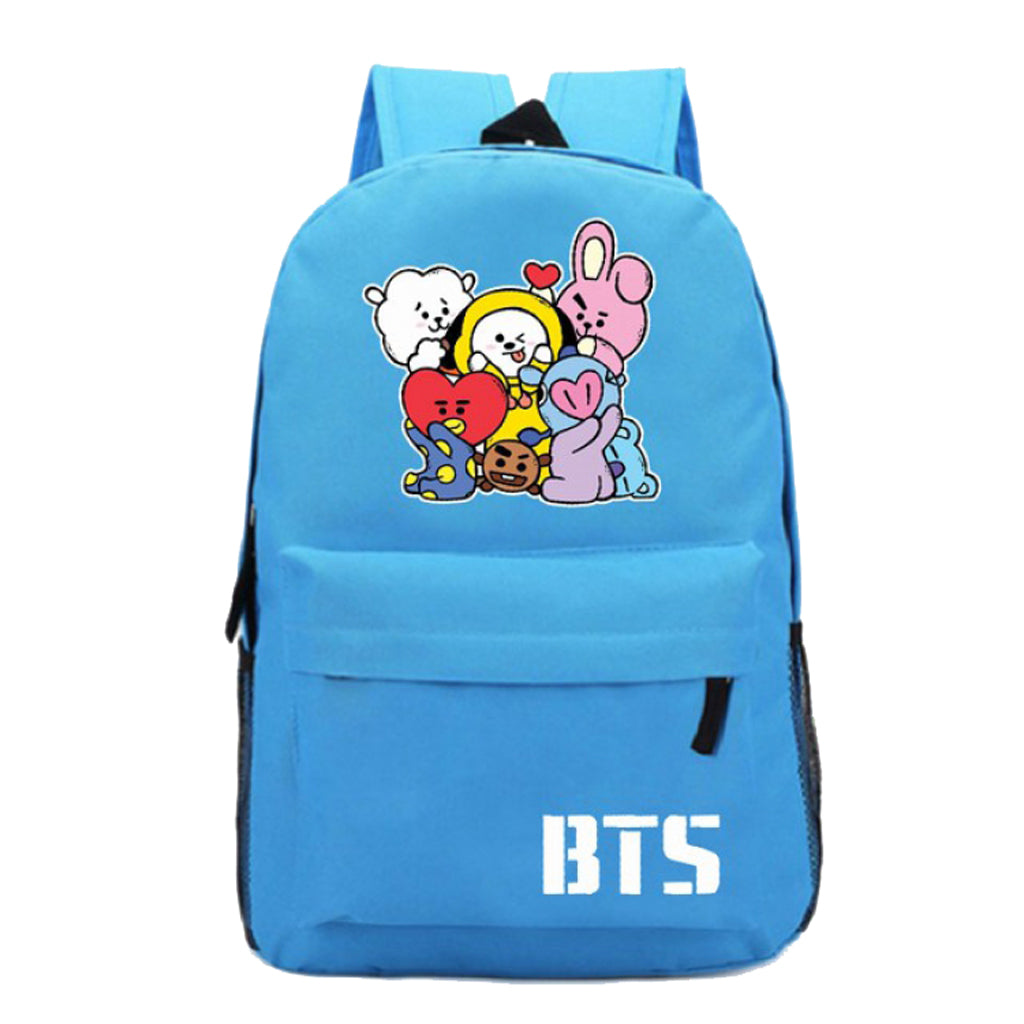 BTS - Full Colour Canvas Backpack - 48.5x17x35cm