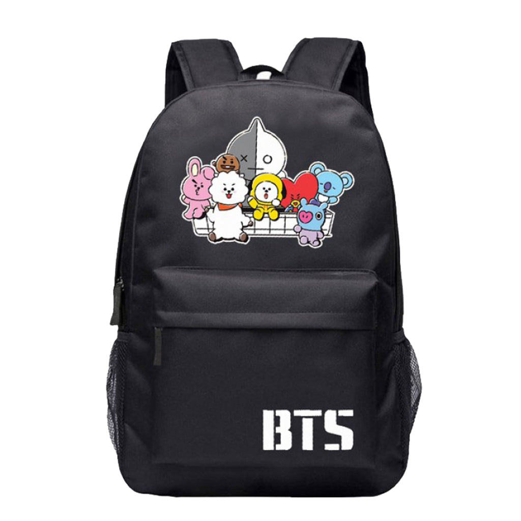 BTS - Full Colour Canvas Backpack - 48.5x17x35cm