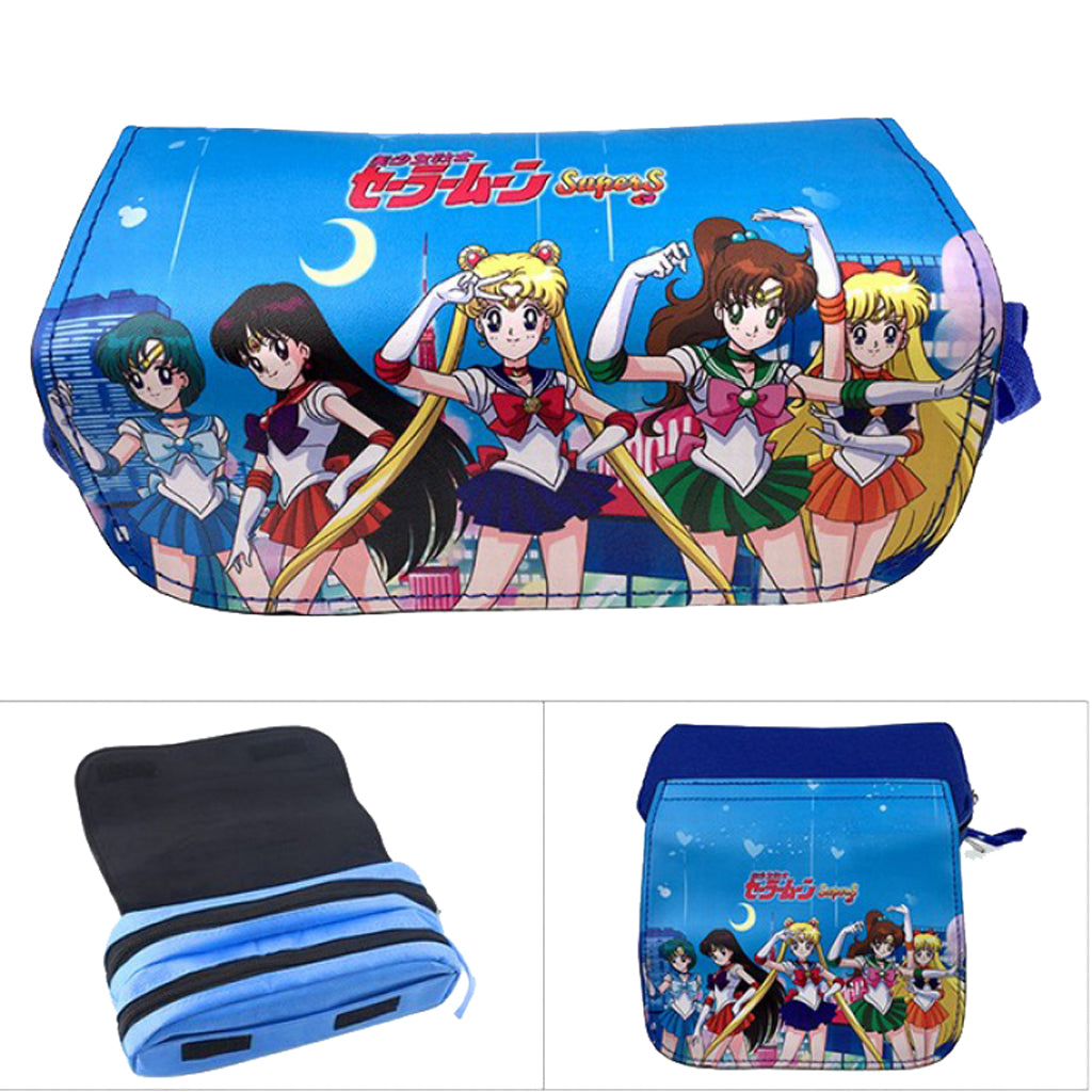 Sailor Moon - Double Zipper Pencil Case - 20x10x7.5cm