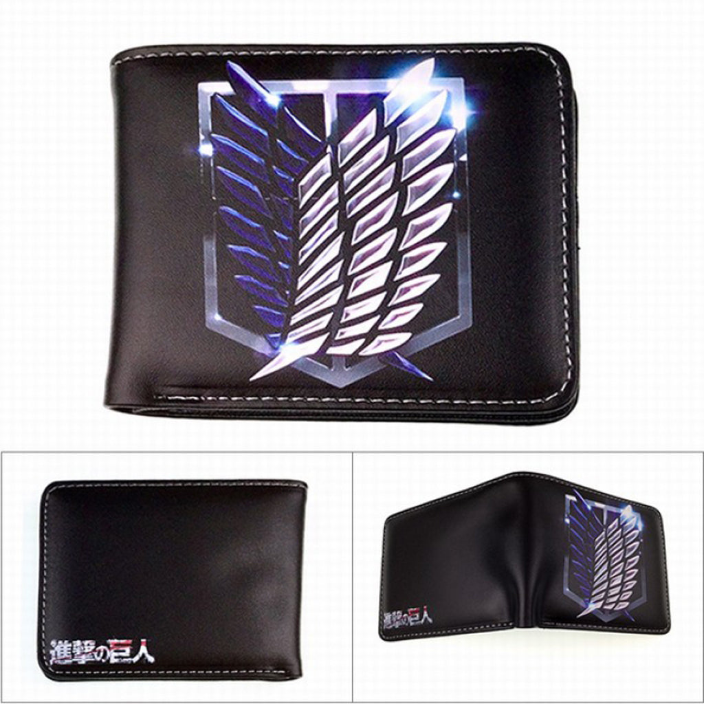 Attack on Titan - Two Fold Wallet (Blue and Brown)