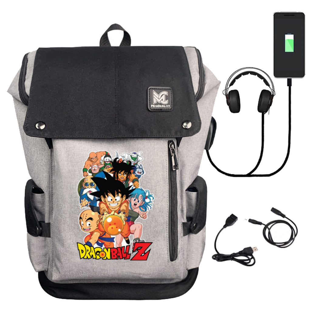 Dragon Ball Z - Premium Back Pack w- Data Cable - 44x32x16cm