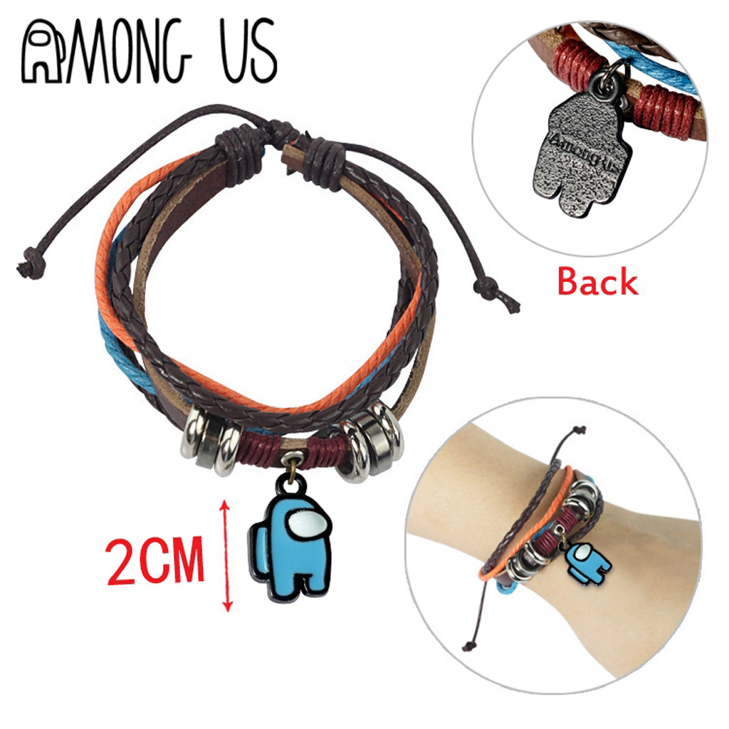 Among Us - Cartoon Alloy Surf Bracelet - Light Blue