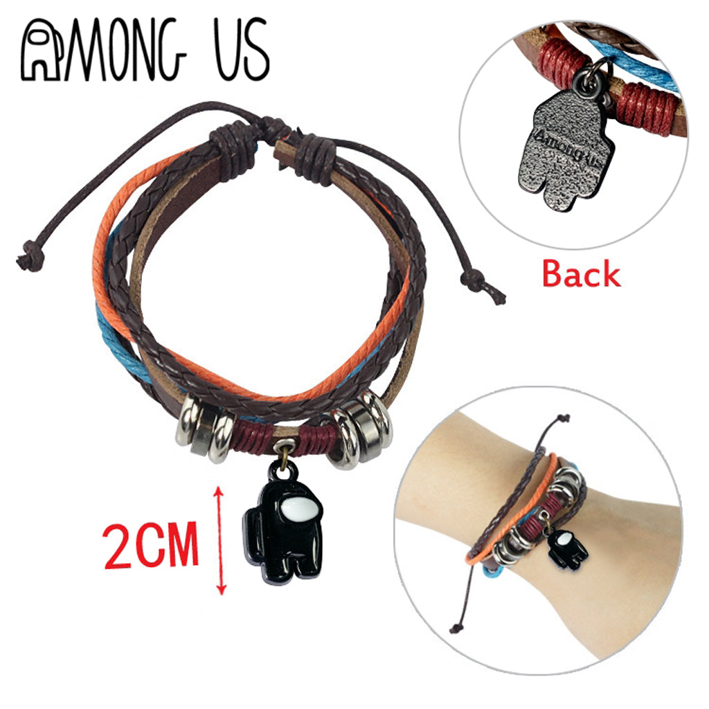 Among Us - Cartoon Alloy Surf Bracelet - Black