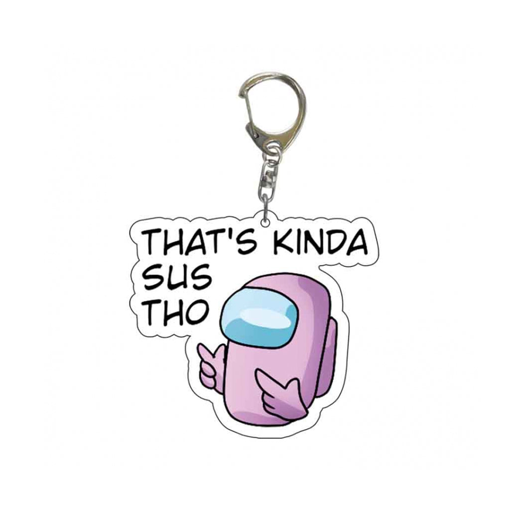 Among Us - Acrylic Character Key Chain - This Is Sus