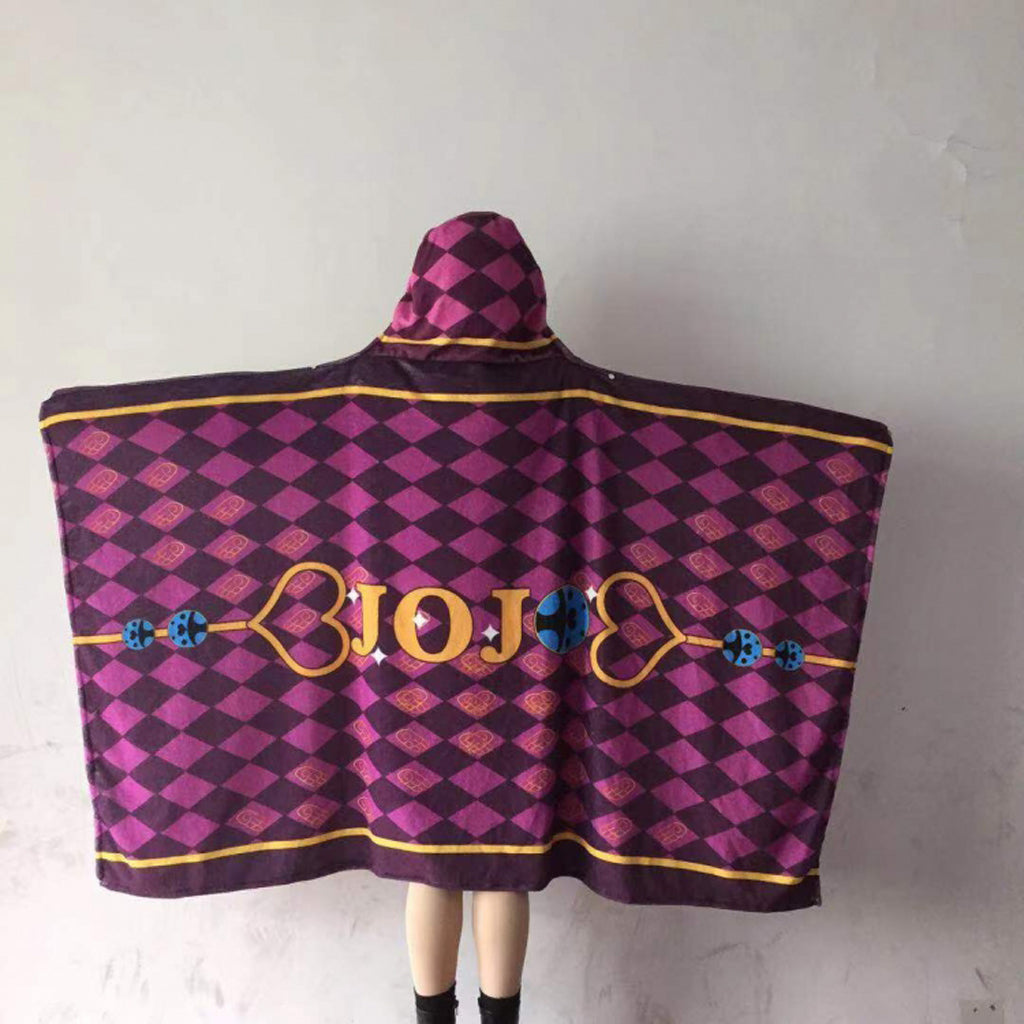 JoJo*s Bizarre Adventure - Fleece Hooded Blanket 1x1.7m