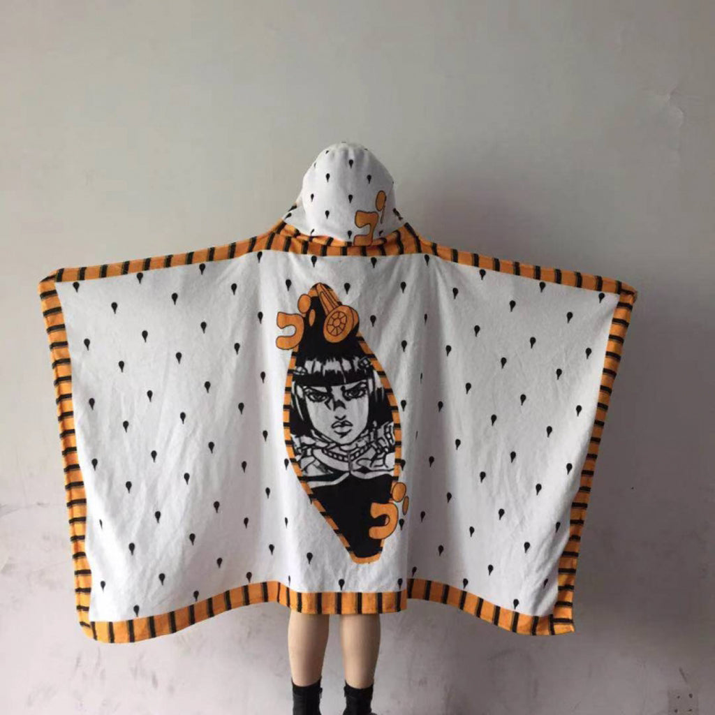 JoJo*s Bizarre Adventure - Fleece Hooded Blanket 1x1.7m