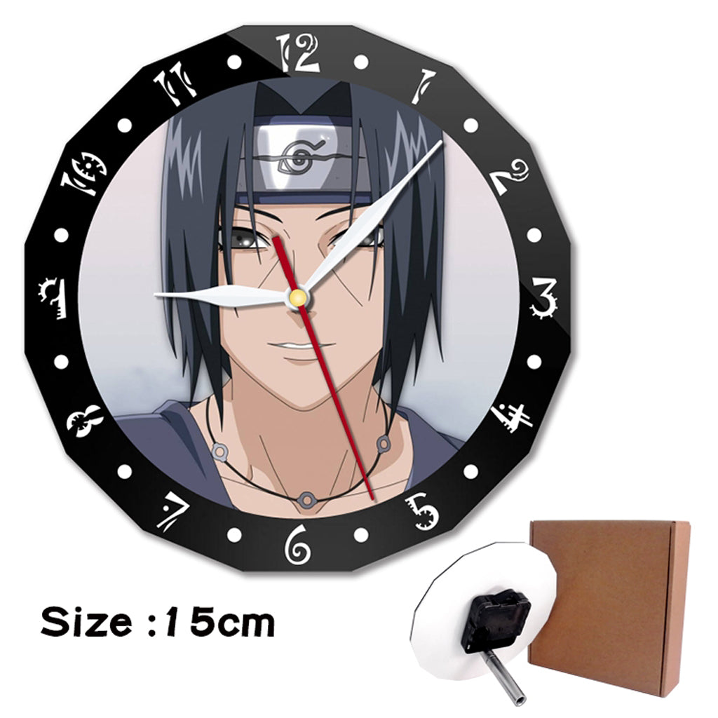 Naruto wall clock alarm clock 15cm