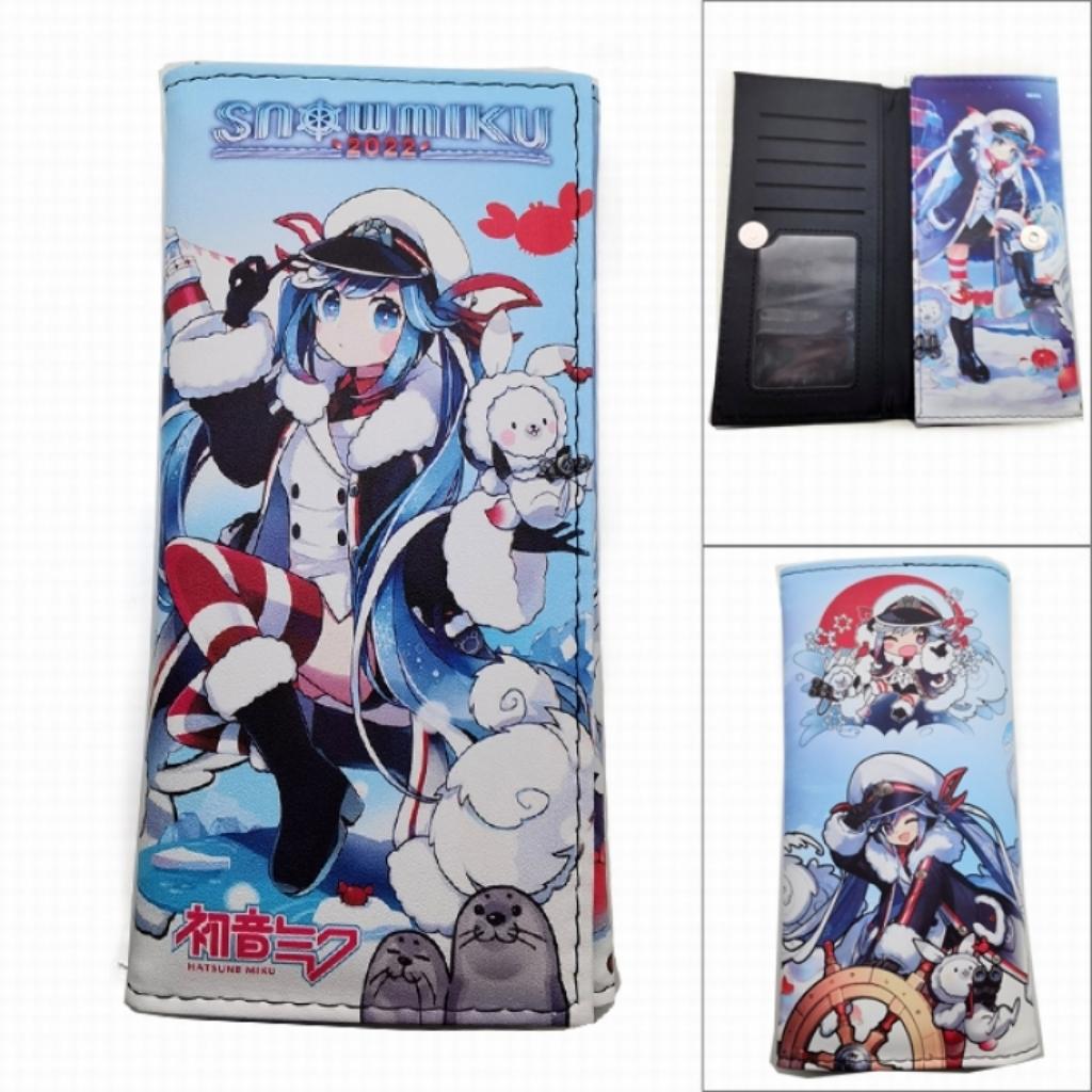 Hatsune Miku -  SnowMiku Full-Colour Purse