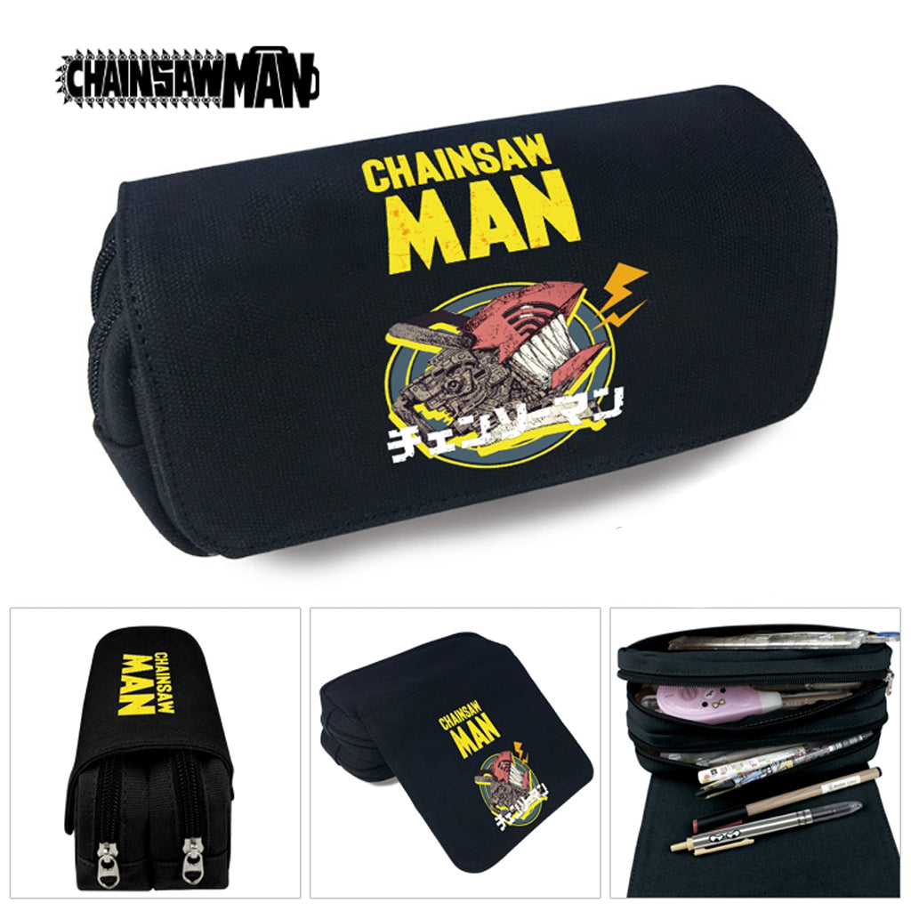 Chainsaw Man - Double Zipper Pencil Case