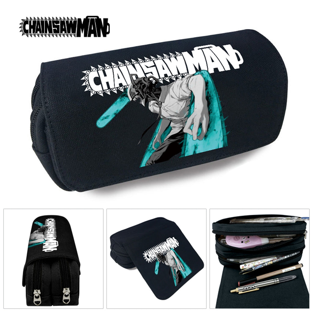 Chainsaw Man - Double Zipper Pencil Case
