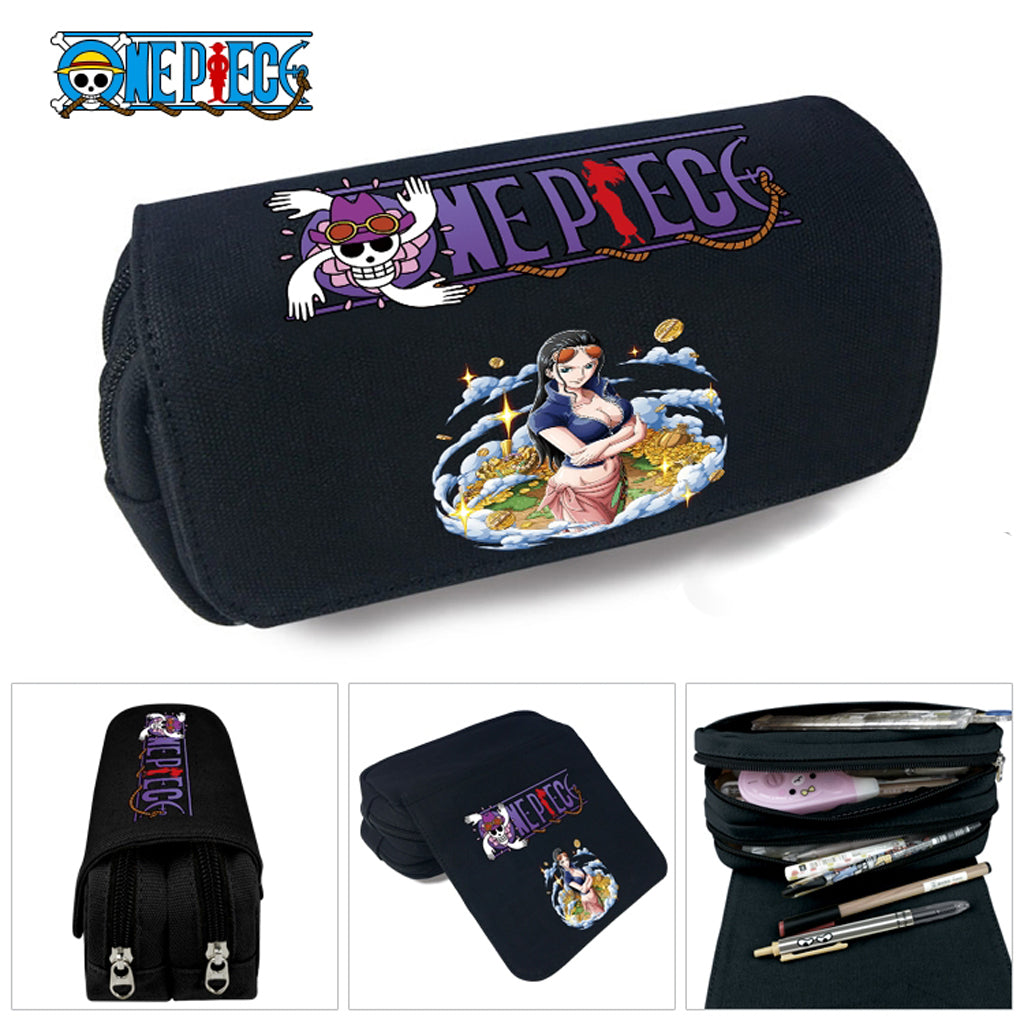 One Piece - Double Zipper Pencil Case