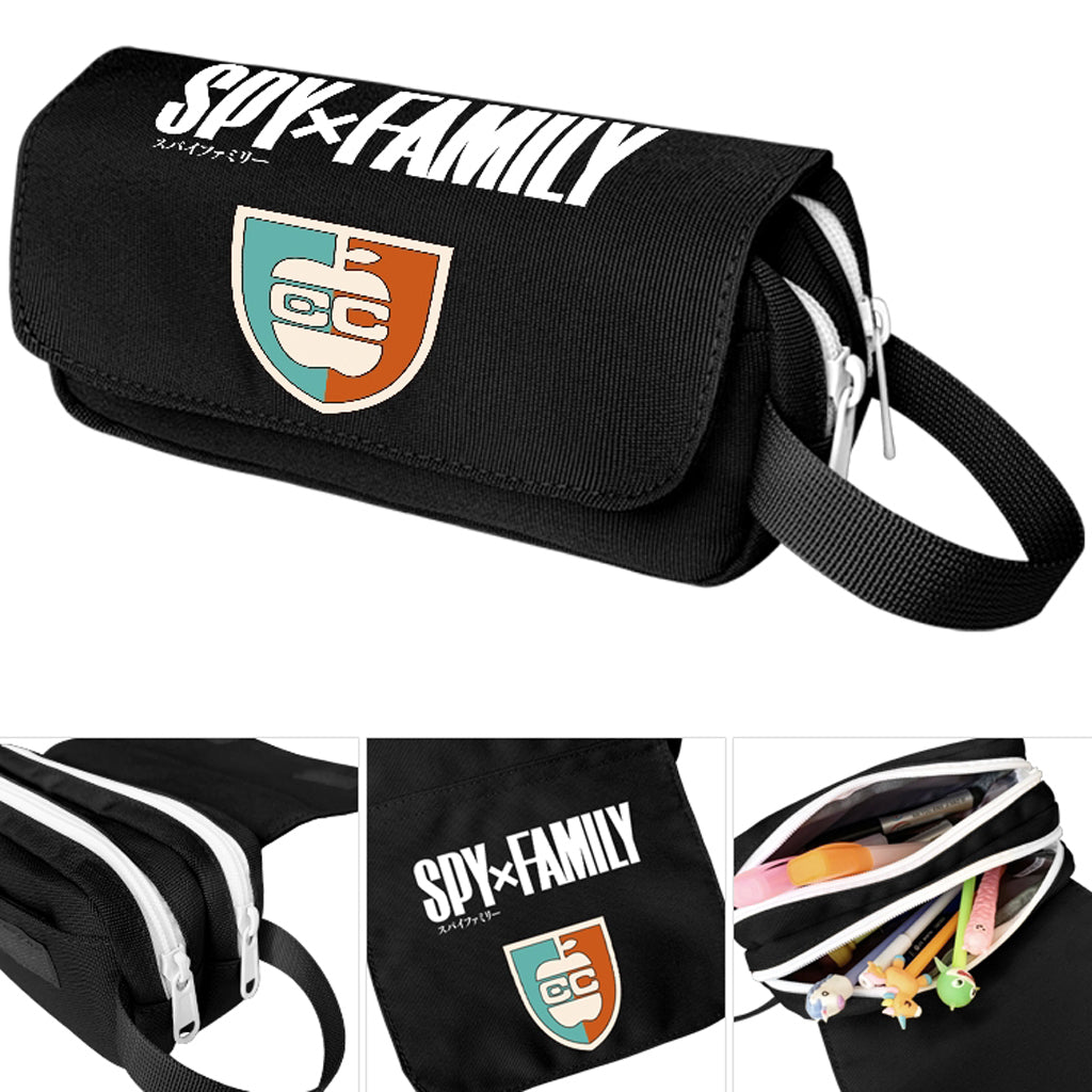 Spy Family - Double Zipper Pencil Case