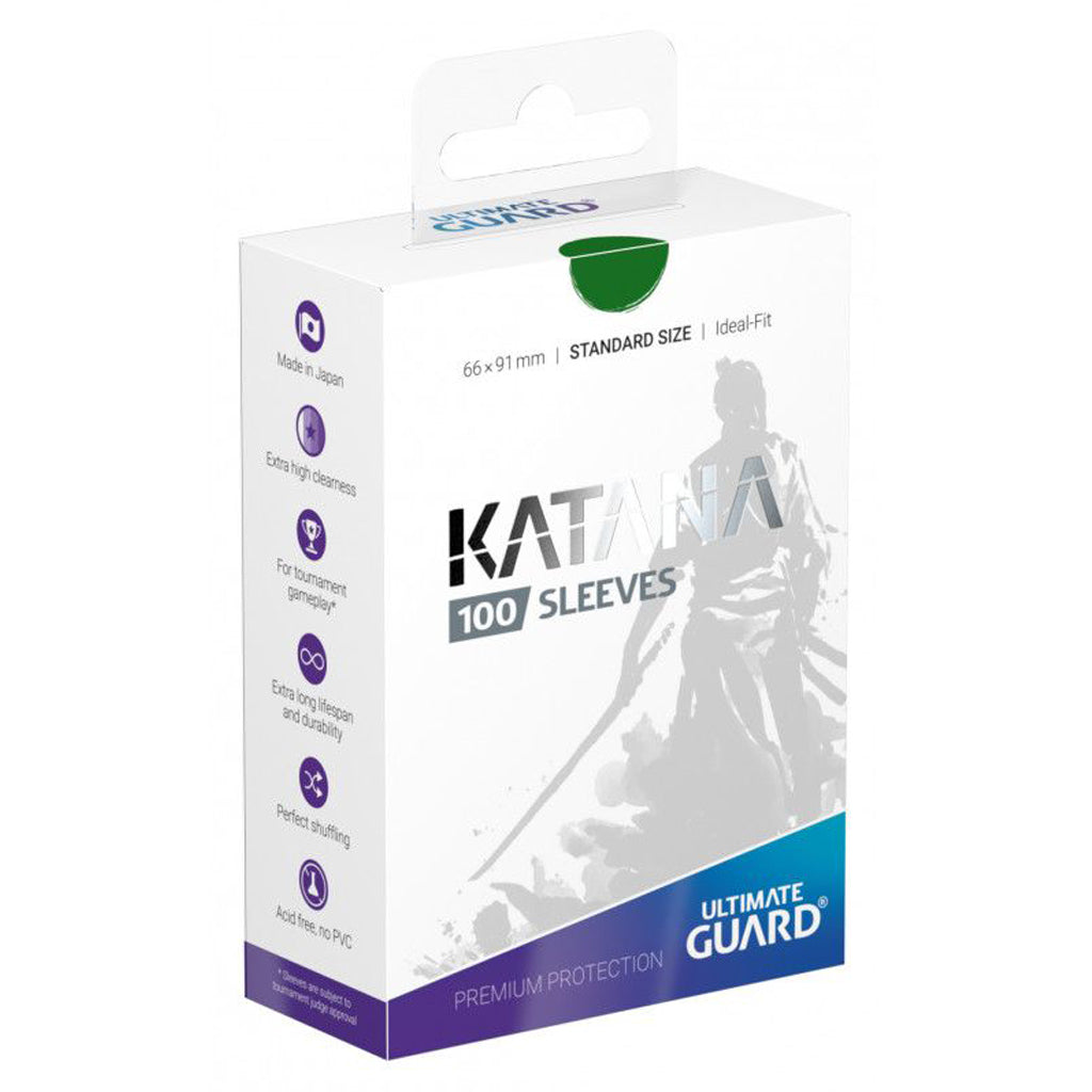 Ultimate Guard -  Katana Sleeves 100's - Green