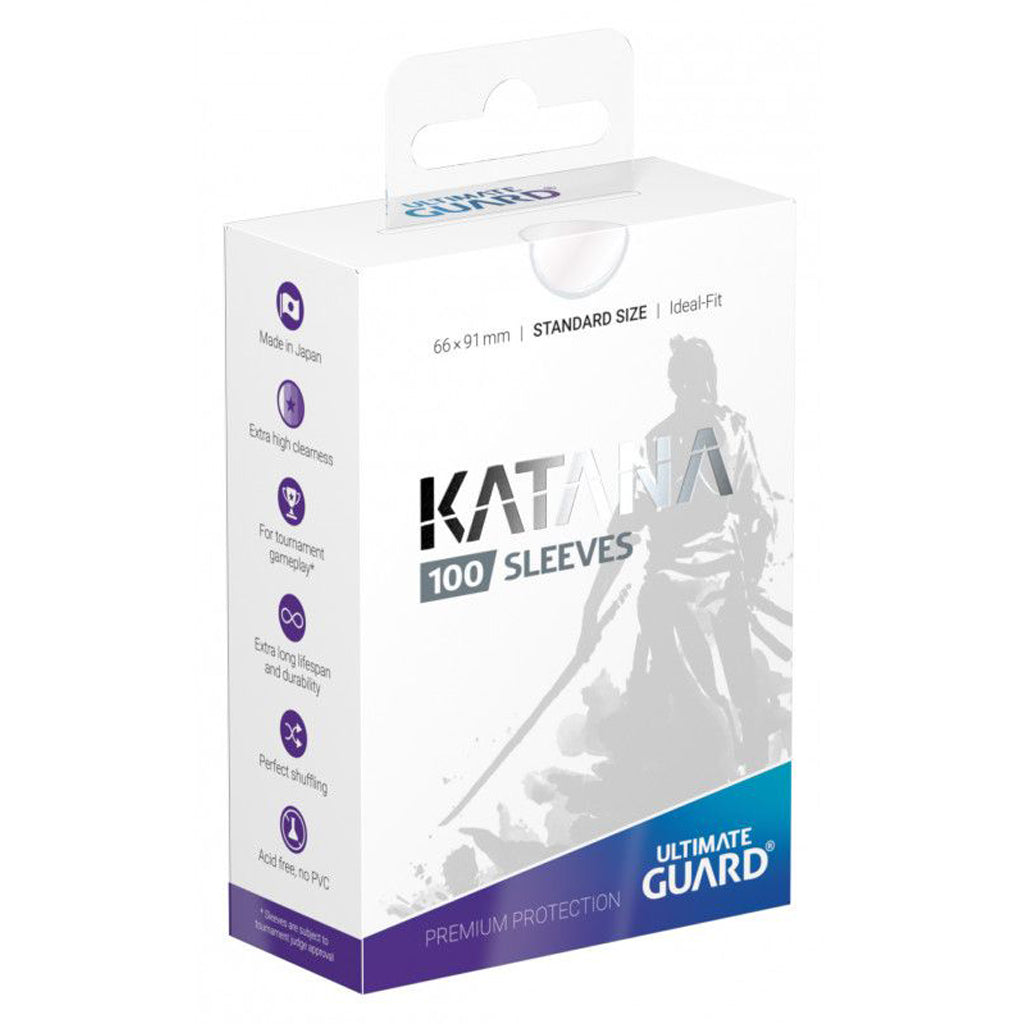 Katana Standard Size Sleeves - Transparent (100)