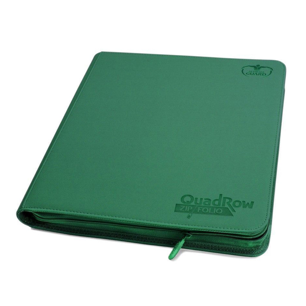 Ultimate Guard 12-Pocket QuadRow ZipFolio XenoSkin Green Folder