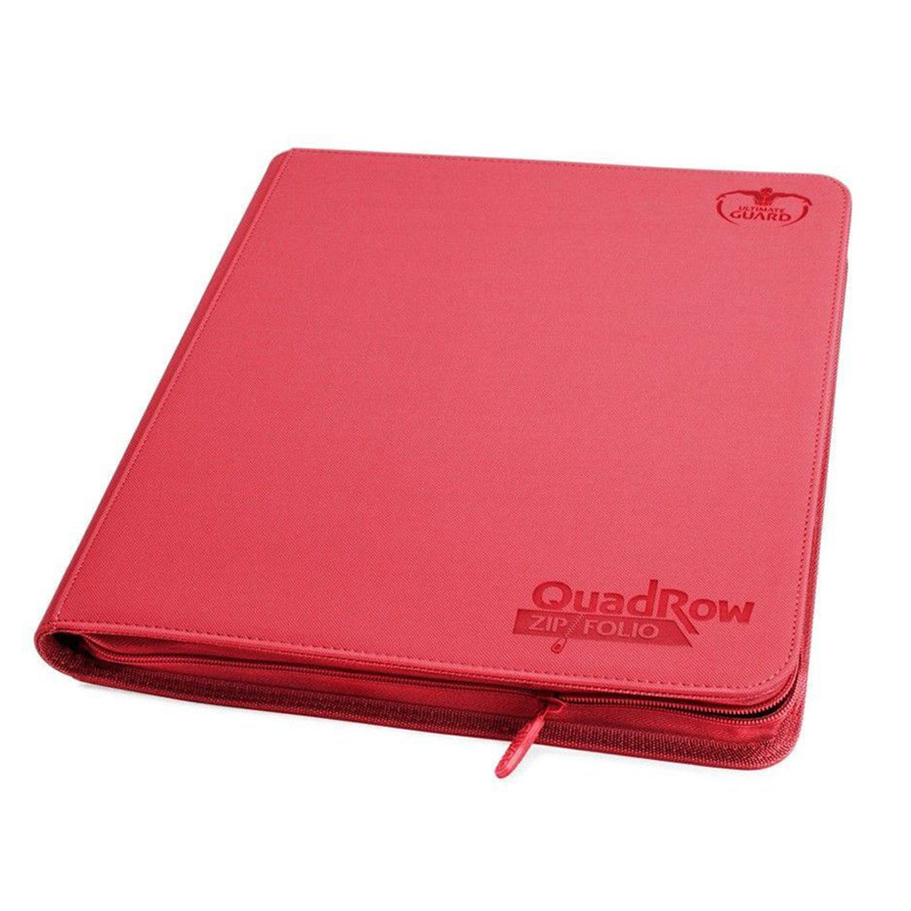 Ultimate Guard 12-Pocket QuadRow ZipFolio XenoSkin Red Folder