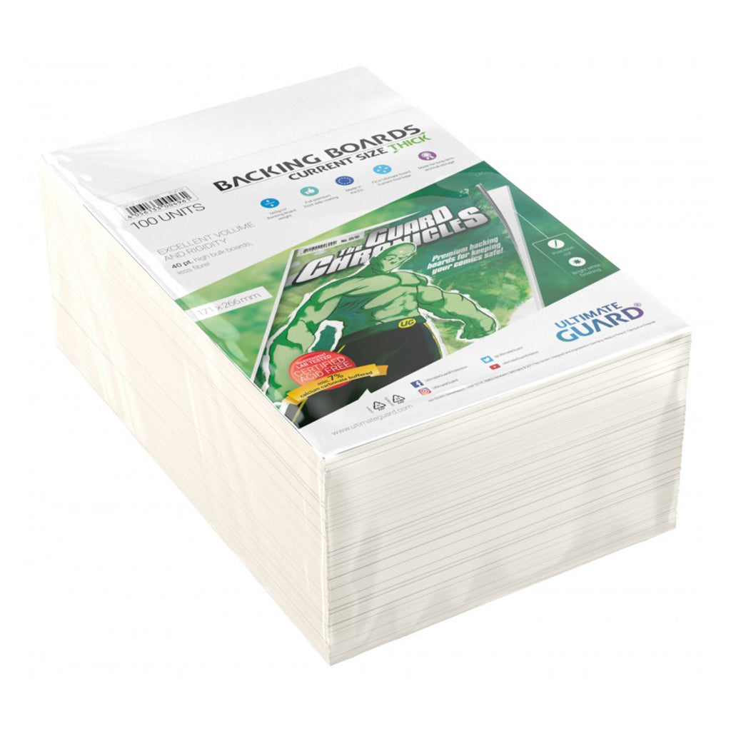 Ultimate Guard - Comic Backing Boards THICK Current Size (100)