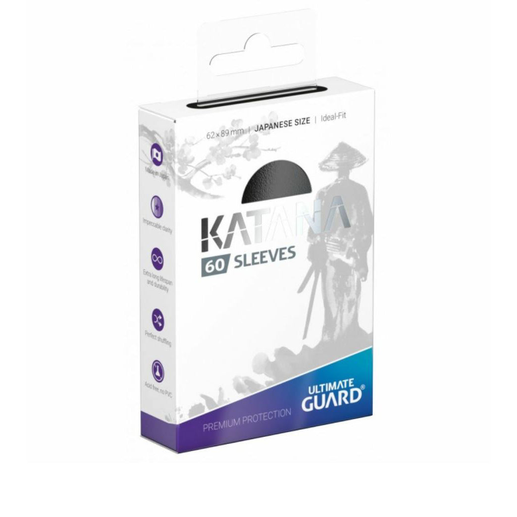 Ultimate Guard - Katana Japanese Size Sleeves Black (60)