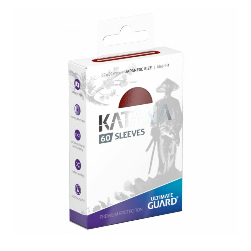 Ultimate Guard - Katana Japanese Size Sleeves Red (60)