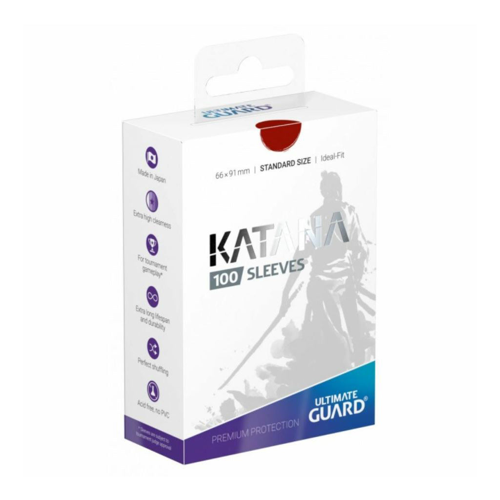 Ultimate Guard - Katana Standard Size Sleeves Red (100)