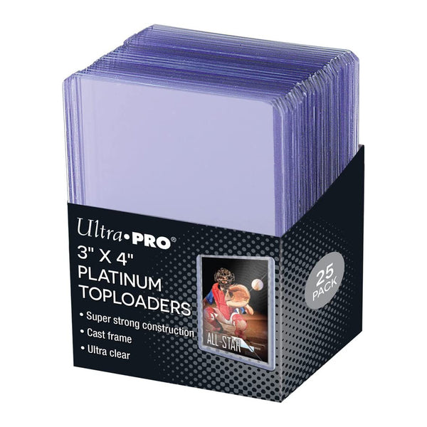 Ultra Pro - 3 Inch x 4 Inch Platinum Toploaders - Comic Book Factory