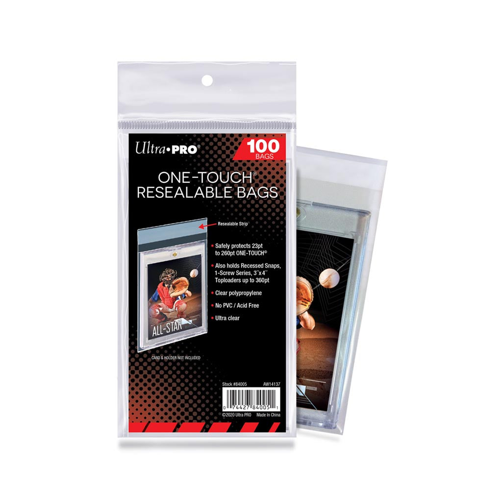 Ultra Pro - One Touch Resealable Bags  100 Pack